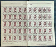 C 310 Brazil Stamp Duque De Caxias Military Coat Of Arms 1953 Sheet - Ungebraucht