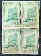 C 303 Brazil Stamp National Philatelic Education Exhibition 1953 Block Of 4 1 - Ungebraucht