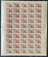 C 298 Brazil Stamp Engineer Aarao Reis Belo Horizonte Minas Gerais 1953 Sheet - Nuovi