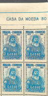 C 297 Brazil Stamp Joao Ramalho Santo Andre 1953 Block Of 4 Vignette Casa Da Moeda - Nuovi