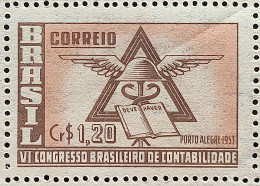 C 296 Brazil Stamp Accounting Congress Porto Alegre Economy 1953 - Unused Stamps