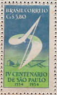 C 295 Brazil Stamp 4 Centenary Of São Paulo 1953 2 - Unused Stamps