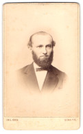 Fotografie Emil Koch, Bonn, Hofgartenstrasse 5, Portrait Herr Mit Halbglatze Und Vollbart  - Anonieme Personen