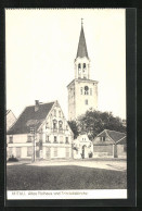 AK Mitau, Altes Rathaus Und Trinitatiskirche  - Letonia