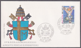 Vatican 1983, The Jubilee Of The Redemption, Special Cover (IV) - Otros & Sin Clasificación