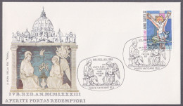 Vatican 1983, The Jubilee Of The Redemption, Special Cover (V) - Other & Unclassified