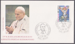 Vatican 1983, The Jubilee Of The Redemption, Special Cover (VI) - Other & Unclassified