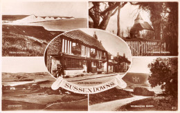 R296626 Sussex Downs. 20. Norman. Shoesmith And Etheridge. RP. Multi View - Wereld