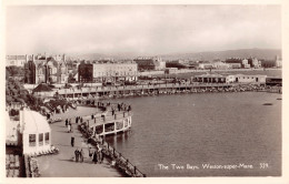 R296231 The Two Bays. Weston Super Mare. 329. A Real Bromide Photograph - Monde