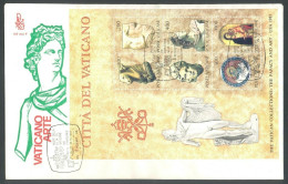 Vatican 1983, Vatican Museum In USA, Souvenir Sheet FDC - Andere & Zonder Classificatie