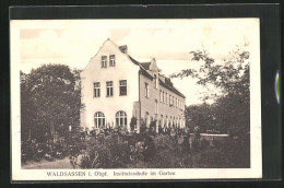 AK Waldsassen I. Obpf., Institutsschule Im Garten  - Waldsassen