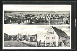 AK Aurach /Mfr. /Kr. Feuchtwangen, Gasthaus Küpplinger, Schloss Wahrberg, Teilansicht  - Feuchtwangen
