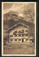 AK Oberaudorf / Inn, Gasthaus - Bergwirtschaft Buchau Mit Brünstein-Massiv  - Autres & Non Classés