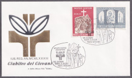 Vatican 1984, Youth Jubilee, Special Postmark & Cover - Otros & Sin Clasificación