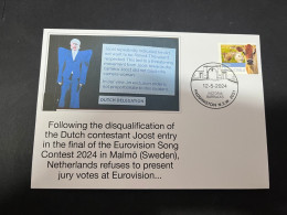 13-5-2024 (5 Z 2) Netherlands Refuse To Present JURY Votes During Eurovision 2024 Final (prtoest For Disqualification) - Militaria