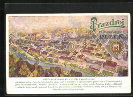 AK Pilsen /Plzen, Prazdroj-Brauerei, Mestansky Pivovar  - Czech Republic