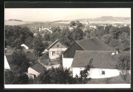 Foto-AK Blovice, Ortspartie Mit Kirche  - Czech Republic