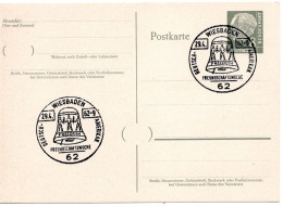 64292 - Bund - 1962 - 8Pfg Heuss I GAKte SoStpl WIESBADEN - DEUTSCH-AMERIKAN. FREUNDSCHAFTSWOCHE - Briefe U. Dokumente