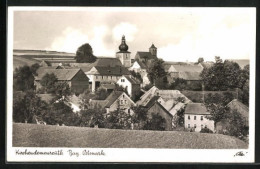 AK Kirchendemenreuth /Bay. Ostmark, Teilansicht Mit Kirche  - Other & Unclassified