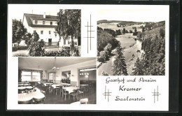 AK Saalenstein, Gasthof Und Pension Kramer, Innenansicht, Panorama  - Sonstige & Ohne Zuordnung