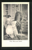 AK Prinz Alfons Von Bayern In Uniform Mit Familie  - Familles Royales