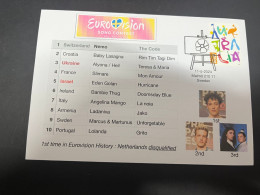 13-5-2024 (5 Z 2) Eurovision Song Contest 2024 - 1st (Switzerland) 2nd (Croatia) 3rd (Ukraine) 4th (France) 5th (Israel) - Musik