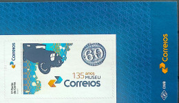 SI 17 Brazil Institutional Stamp Rondon Postal Museum Car Bull's Eye Car 2024 Vignette - Sellos Personalizados