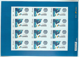 SI 17 Brazil Institutional Stamp Rondon Postal Museum Car Bull's Eye 2024 Sheet - Personalizzati