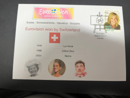 13-5-2024 (5 Z 2) Eurovision Song Contest 2024 - 1st (3rd Win For Switzerland) 1956 Lys Assia - 1988 Céline Dion - Música