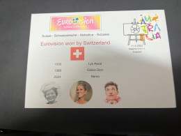 13-5-2024 (5 Z 2) Eurovision Song Contest 2024 - 1st (3rd Win For Switzerland) 1956 Lys Assia - 1988 Céline Dion - Música