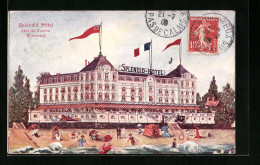 CPA Illustrateur Wimereux, Splendid Hotel Près Du Casino  - Sonstige & Ohne Zuordnung