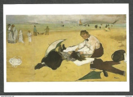EDGAR DEGAS : BEACH SCENE - The National Gallery , London , England - - Schilderijen