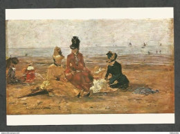 EUGENE BOUDIN : ON THE BEACH -NATIONAL GALLERY Of ART , Washington D.C. - USA - - Pintura & Cuadros