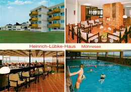 73945511 Moehnesee Heinrich-Luebke-Haus Speisesaal Hallenbad Familienferien- Und - Other & Unclassified