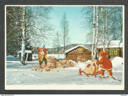 ELVES MAKE FIREWOOD - 1960's - FINLAND - - Autres & Non Classés