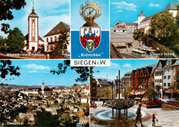 73945350 Siegen__Westfalen Kirche Rathaus Wappen Schloss Panorama Oberstadt Mark - Siegen