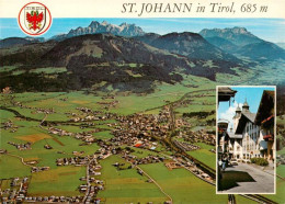 73945301 St_Johann_Tirol Fliegeraufnahme Mit Loferer Und Leoganger Steinberge - Altri & Non Classificati