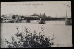 44 - ANCENIS - Vue Générale Au Bords De La Loire (tampon Militaire  DEPOT 120E - 320E° - Ancenis