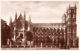 R297935 Westminster Abbey. London. JV. Valentine. RP. No. 16801. 1936 - Sonstige & Ohne Zuordnung