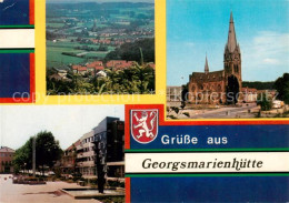 73865432 Oesede Ortsansicht Pfarrkirche Peter Und Paul Marktplatz Oesede - Georgsmarienhütte