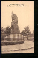 CPA Sallaumines, Le Monument De La Grande Guerre  - Autres & Non Classés