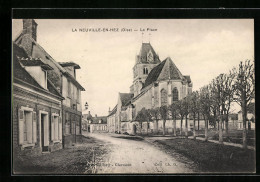 CPA La Neuville-en-Hez, La Place  - Other & Unclassified