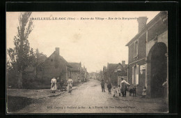 CPA Bailleul-le-Soc, Entrée Du Village, Rue De La Marquenelle  - Sonstige & Ohne Zuordnung