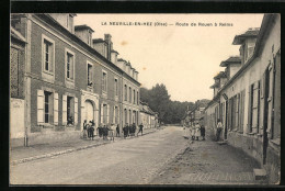 CPA La Neuville-en-Hez, Route De Rouen à Reims  - Other & Unclassified