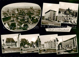 73865309 Osnabrueck Gesamtansicht Hauptpost Hauptbahnhof Historisches Rathaus He - Osnabrück