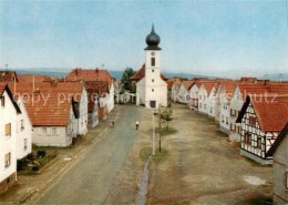 73865255 Langenleiten Sandberg Ortsansicht Mit Kirche  - Other & Unclassified