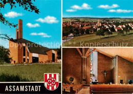 73865253 Assamstadt Gesamtansicht Kirche Innenansicht Assamstadt - Other & Unclassified