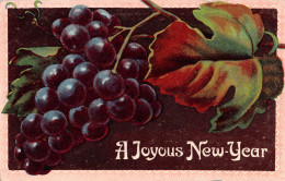 R297871 Greeting Card. New Year. Grapes. 1910 - Monde