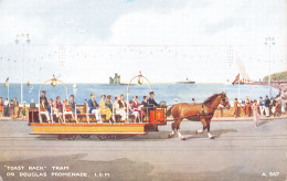 R295917 Toast Rack Tram On Douglas Promenade. I. O. M. A. 567. Art Colour. Valen - Monde