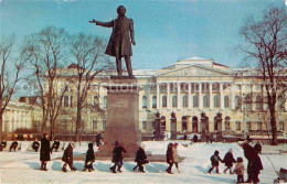 72872830 St Petersburg Leningrad Kuenstlerplatz Puschkin Denkmal   - Russia